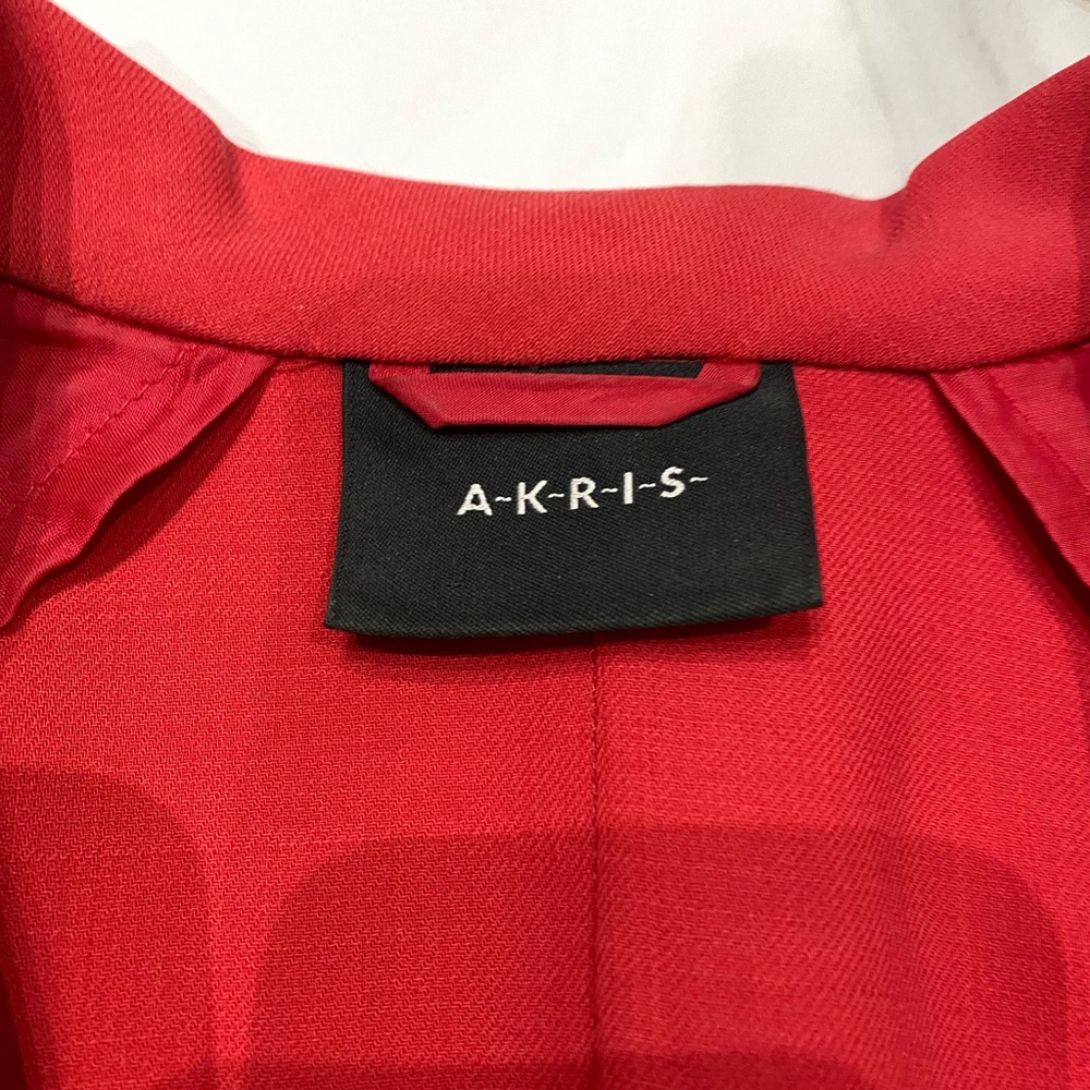 Akris Red Blazer - Picture 2 of 4